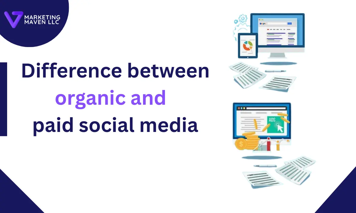 Difference between organic and paid social media